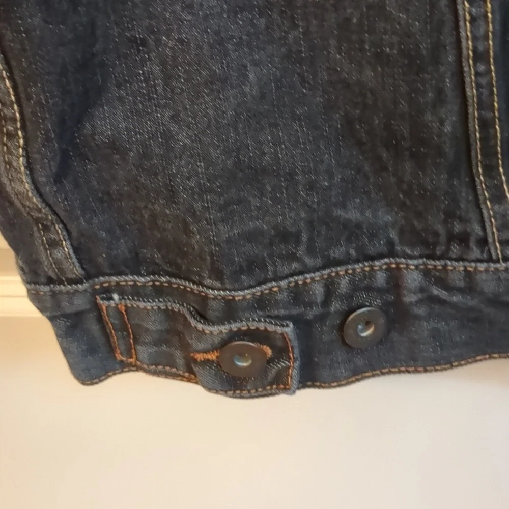 Levi's Black Denim Vest 10-12
